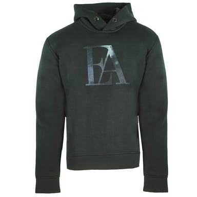 Emporio Armani Large Eagle Logo Black Hoodie