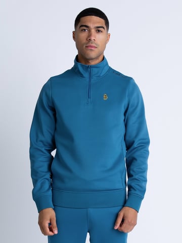 Men's Luke 1977 TTPQR 1/4 Zip Sweatshirt in Navy