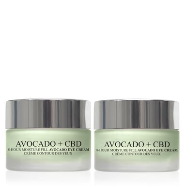 2 x Avocado + CBD Oogcrème 15 ml