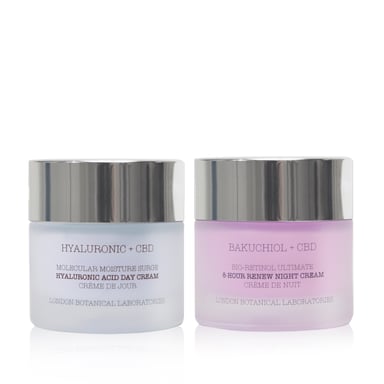 Bakuchiol nachtcrème + hyaluronzuur dagcrème