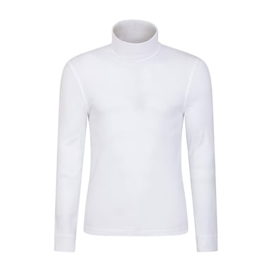 Mountain Warehouse Mens Meribel Cotton Thermal Top (White)