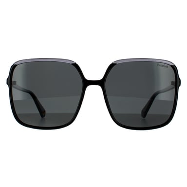 Polaroid Square Womens Black Grey Polarized 90041091