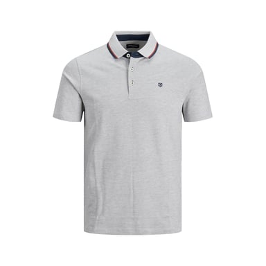 Jack & Jones Men's Logo Polo Shirt, Short-Sleeved, Casual