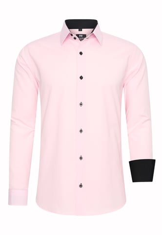 Rusty Neal Overhemden Overhemd Slim Fit Pink