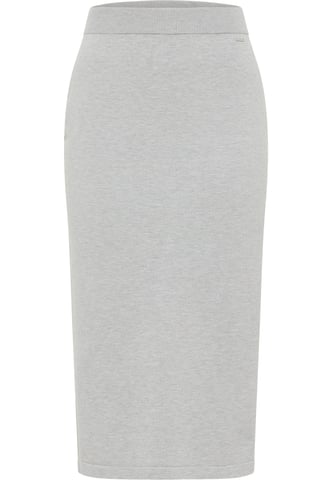 Dreimaster Knitted skirt women Grey melange