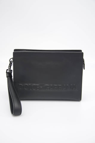 Dolce & Gabbana Men Leather Clutch Bag
