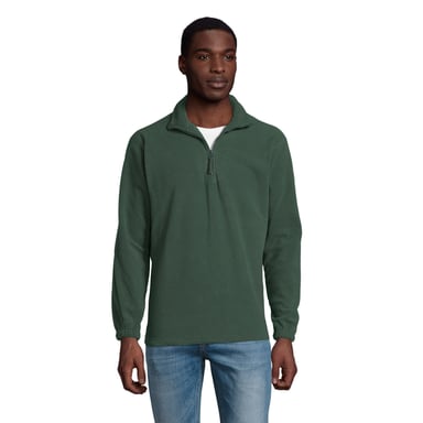 SOLS Unisex Adult Ness Half Zip Fleece Top (Fir Green)