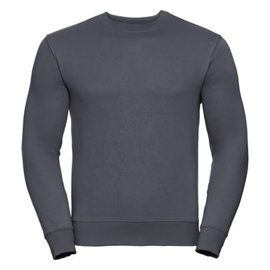 Russell Mens Authentic Sweatshirt (Slimmer Cut) (Convoy Grey)