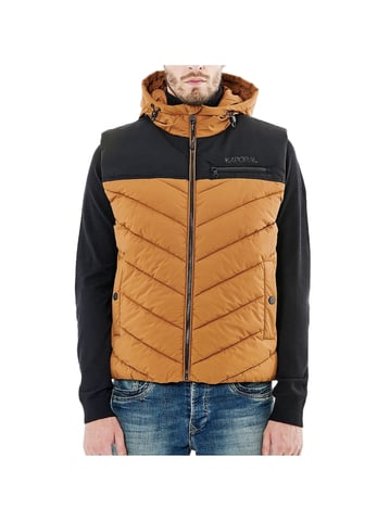 Kaporal men's Chet Biscuit quilted jacket, sleeveless
