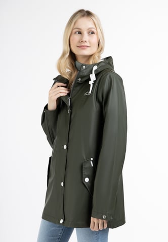 ICEBOUND rain jacket women dark olive