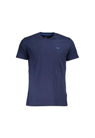 La Martina Men's Blue Cotton T-Shirt