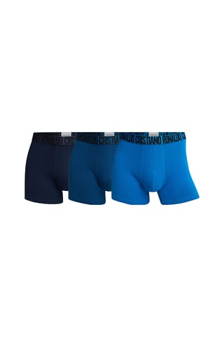 Organic Cotton 3-Pack Blue Men's Trunk