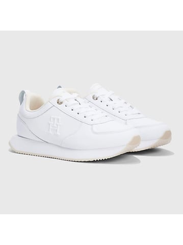 Tommy Hilfiger Sneakers Casual Leather Runner White