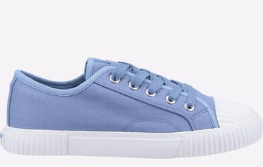 Hush Puppies Brooke Stoffen Damessneakers In Het Blauw