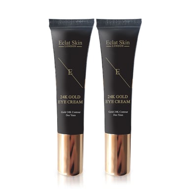 2x Under Eye Cream 24K Gold
