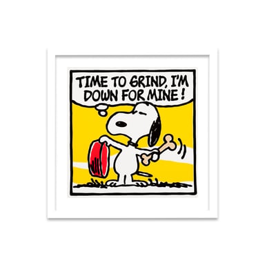 Peanuts Snoopy Pop Art Time To Grind
