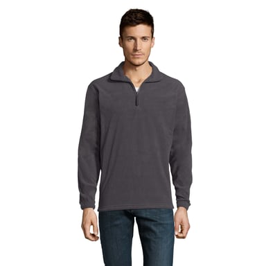 SOLS Unisex Adult Ness Half Zip Fleece Top (Charcoal Grey)