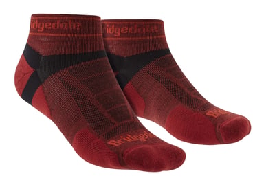 Bridgedale - Heren Hardloopsokken Ultralicht Merino Laag - Rood