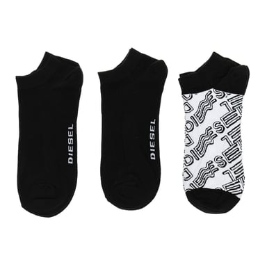 Pack-3 Men's Basic Cotton Ankle Socks 00SI8H-0CDAS