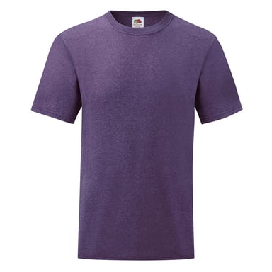 Fruit of the Loom Mens Valueweight Heather T-Shirt (Purple)