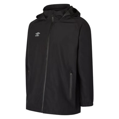 Umbro Mens Club Essential Waterproof Jacket (Black)