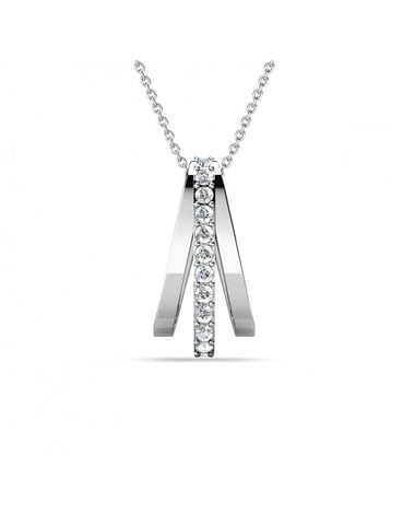Aurielle Pendants - Silver and Crystal