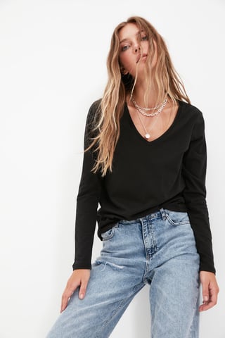 Trendyol Women's  Straight  T-Shirt