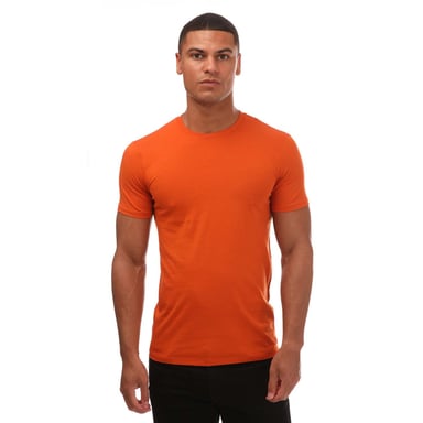 Men's Armani Slim-Fit Cotton T-Shirt in Orange