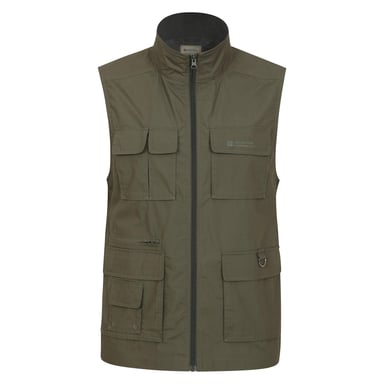 Mountain Warehouse Mens Trek II Gilet (Khaki Green)