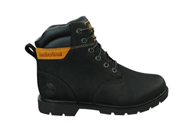Timberland Leavitt Waterdicht Lace Up Leder Dames Laarzen Zwart A1GUK B74E