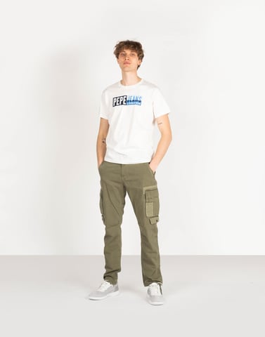 Pepe Jeans T-shirt Gelu Men's White