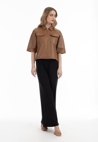 faina leather shirt