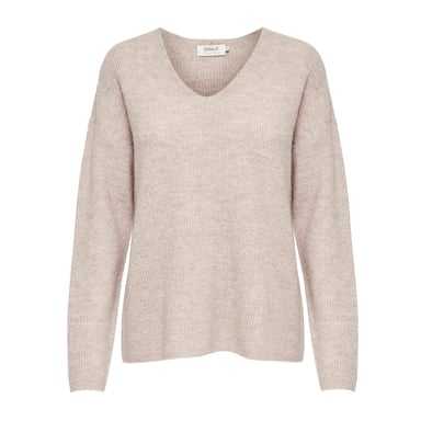 Only Womens V Neck Jumper