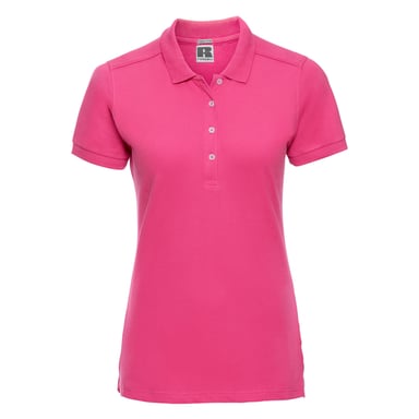 Russell Womens/Ladies Stretch Fitted Polo Shirt (Fuchsia)