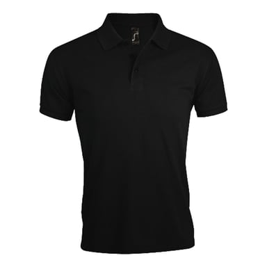 SOLS Mens Prime Polo Shirt (Black)