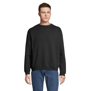 SOLS Mens Spider Round Neck Sweatshirt (Black)