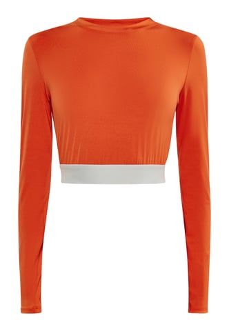 Mymo longsleeve women orange