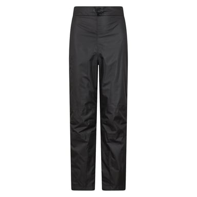Mountain Warehouse Mens Spray Waterproof Regular Trousers (Black)