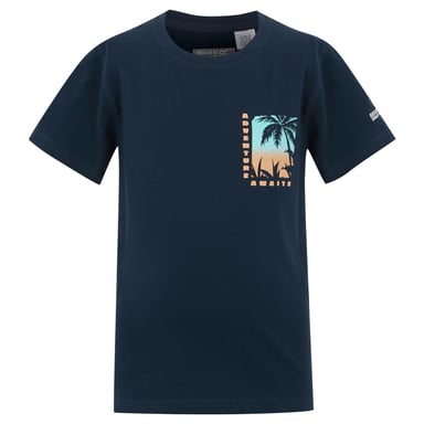 Regatta T-shirt Bosley VIII Parasailing för barn/ungdomar (Marin)