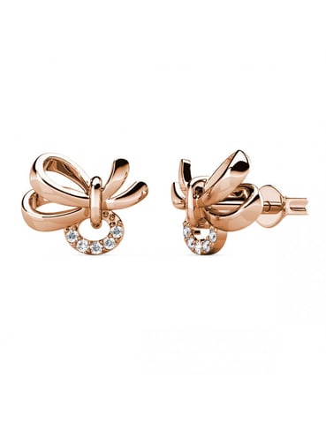 Posie Earrings - Rose Gold and Crystal