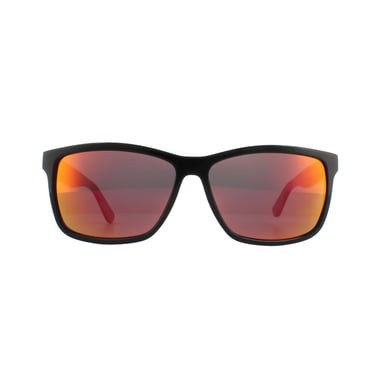 Lacoste Sunglasses L705S 003 Black Grey Red Mirror