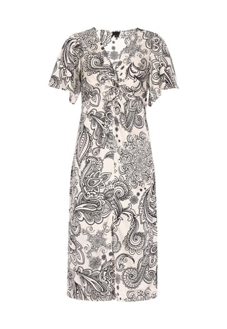 Dreimaster Dress women marine white