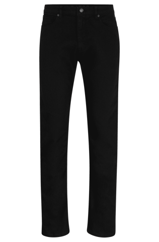 Men's Hugo Slim-Fit Comfort Stretch Jeans in Black