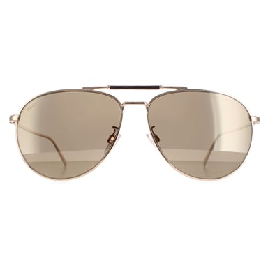 Bally Aviator Mens Cooper Gold Mirrored BY0038-D