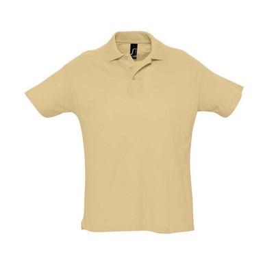 SOLS Mens Summer II Polo Shirt (Sand)