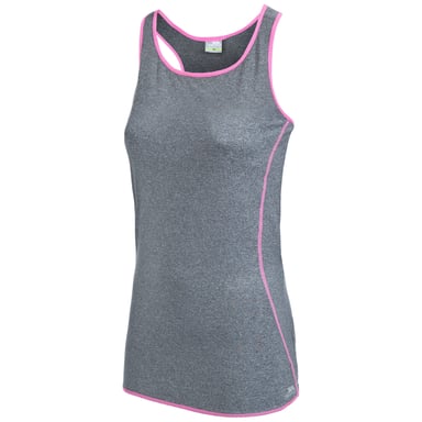 Trespass Womens/Ladies Laney Sleeveless Active Vest Top (Smoke Marl)