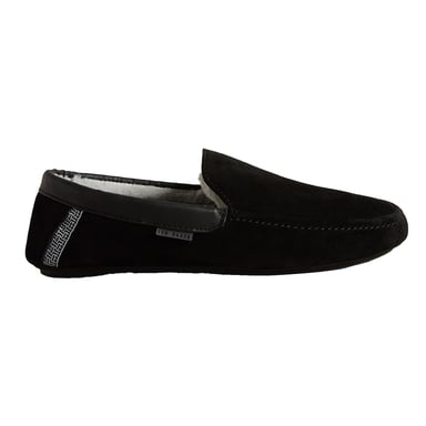 Ted Baker Vallant Mens Black Moccasin Slippers