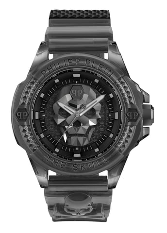 Philipp Plein The $kull Synthetic Heren Horloge Grijs PWWAA0523