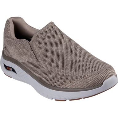 Skechers Arch Fit Crosser Locke Polyester Herrskor Taupe Träningsskor