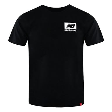 New Balance Kortärmad Svart Crew Neck Herr NB Essentials ID T-shirt MT13518 BK